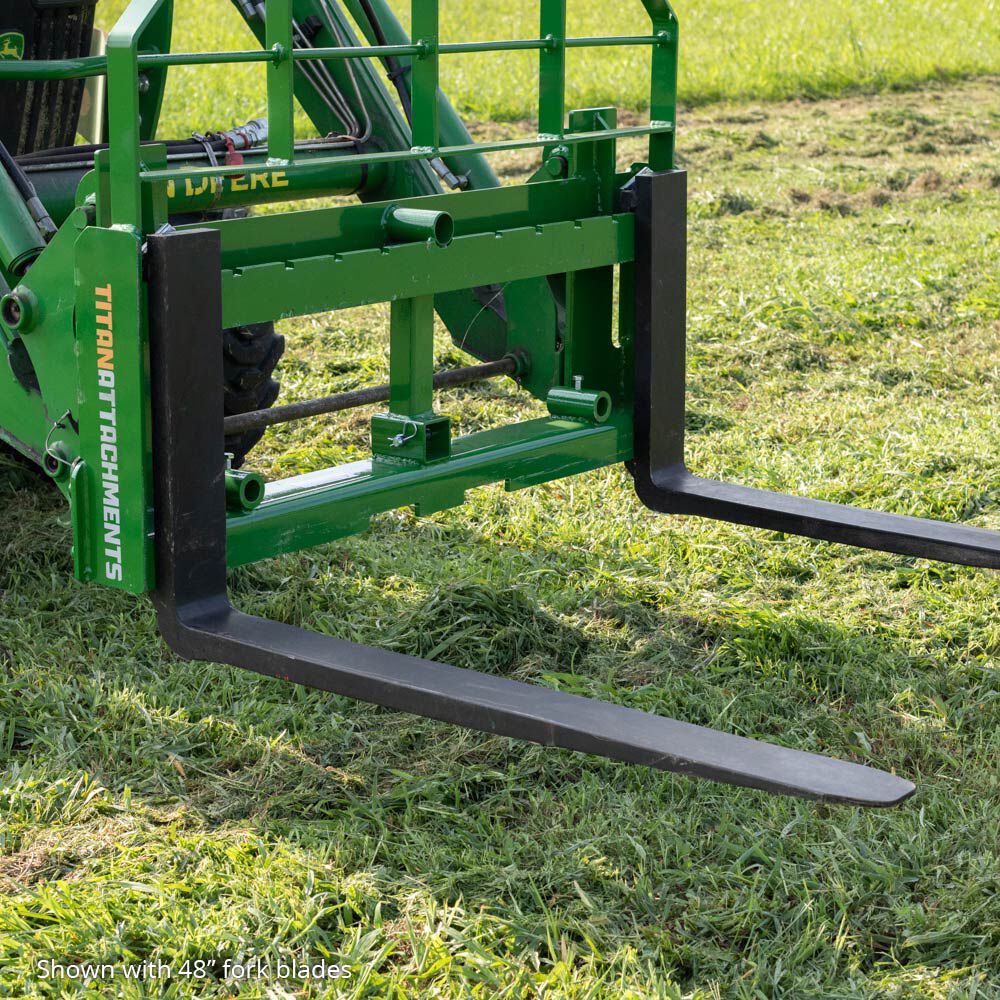 Pro Series Pallet Fork Frame Attachment, Fits John Deere Tractors | Frame + 36" Blades - view 6