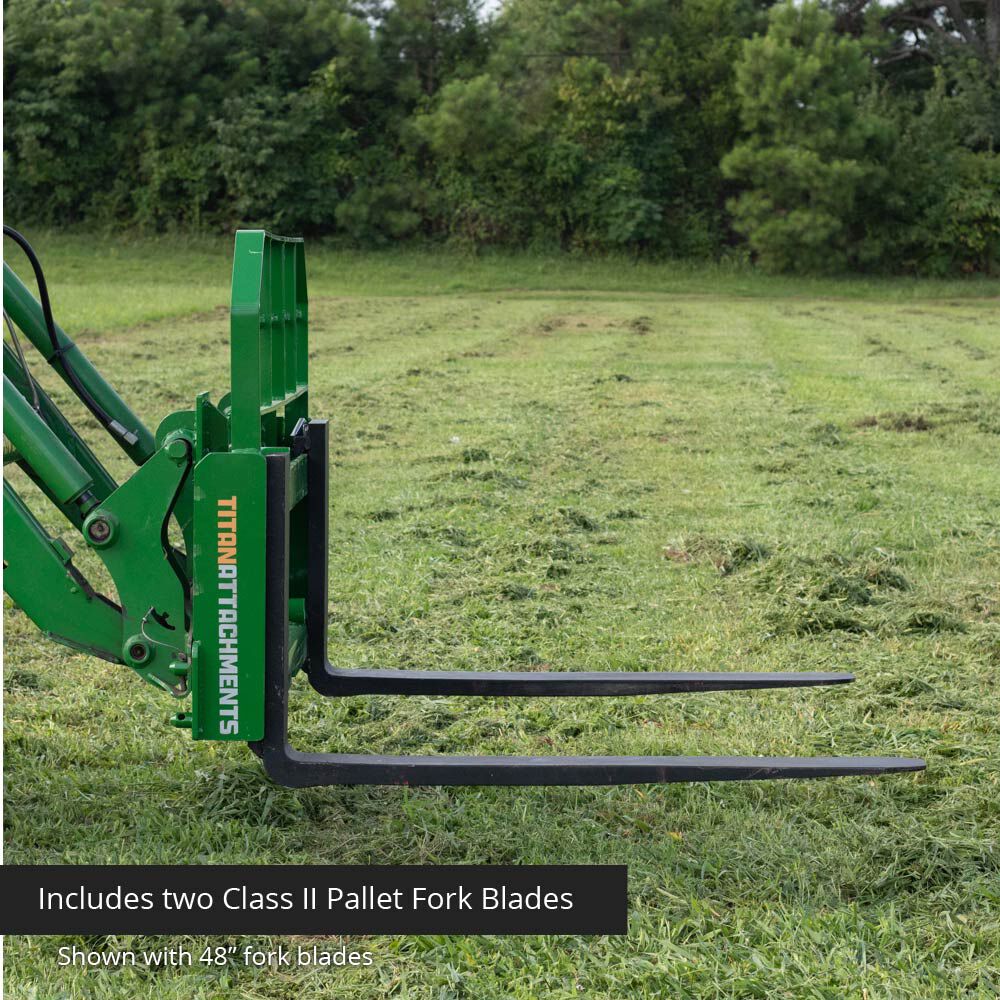 Pro Series Pallet Fork Frame Attachment, Fits John Deere Tractors | Frame + 42" Blades - view 14