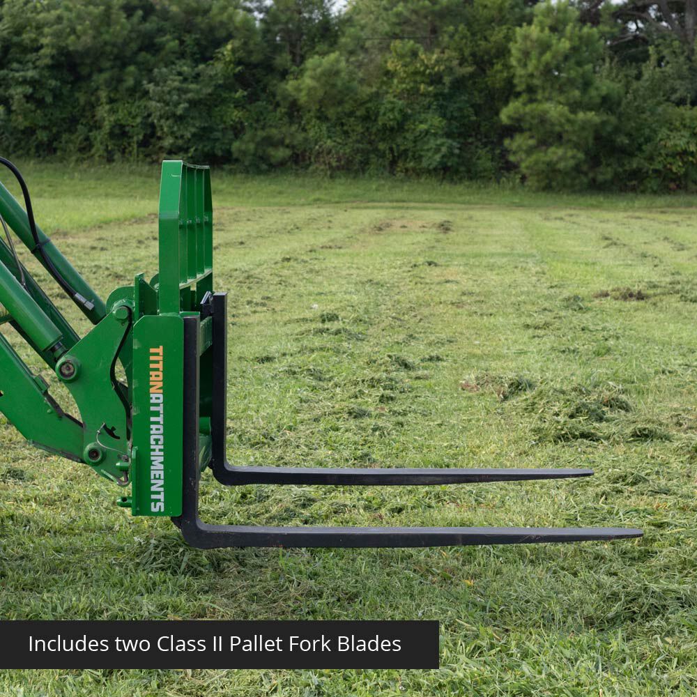 Pro Series Pallet Fork Frame Attachment, Fits John Deere Tractors | Frame + 48" Blades - view 23