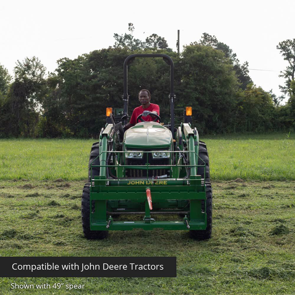 Pro Series Hay Frame Attachment, Fits John Deere Tractors | 39" Main Spear + 17.5" Stabilizers - view 17