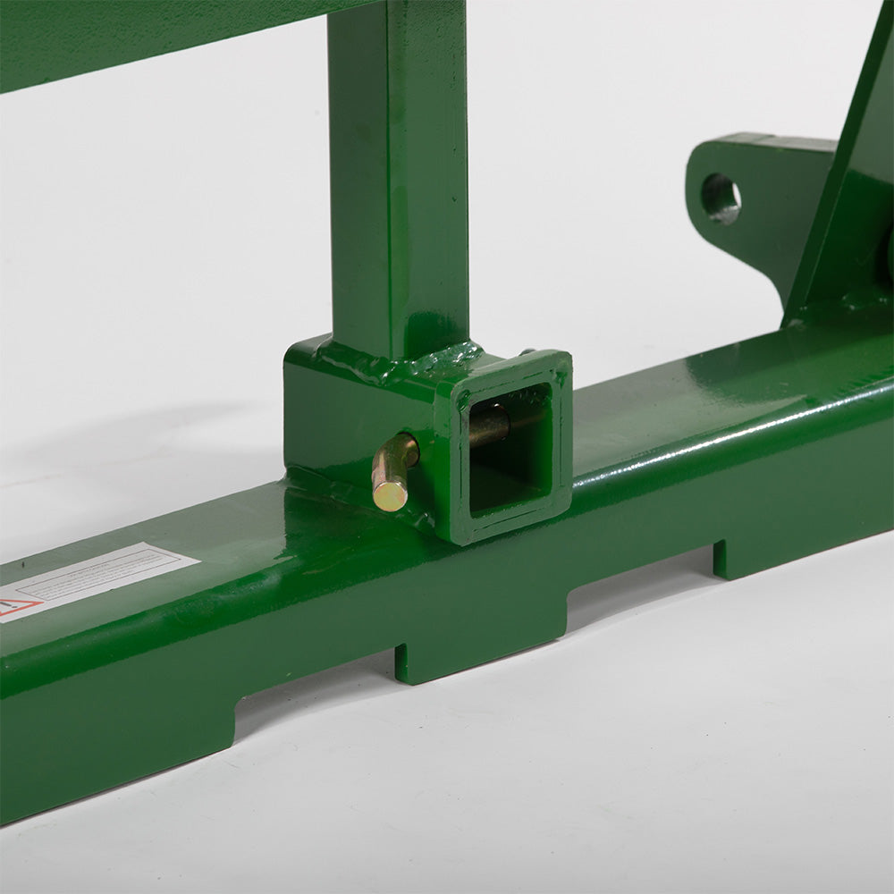 Pro Series Global Euro Hay Frame Attachment, Fits John Deere Tractors | 32" Main Spear + 17.5" Stabilizers