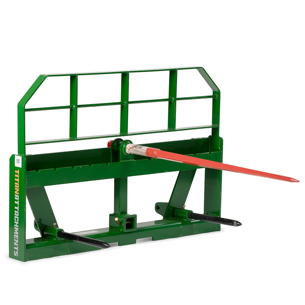 Pro Series Global Euro Hay Frame Attachment, Fits John Deere Tractors | 39" Main Spear + 17.5" Stabilizers - view 9