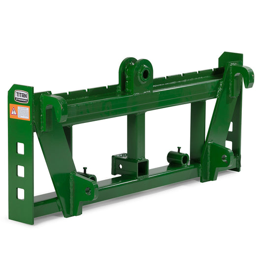 Economy Series Global Euro Pallet Fork Frame, Fits John Deere Tractors | Frame + 36" Blades view 2