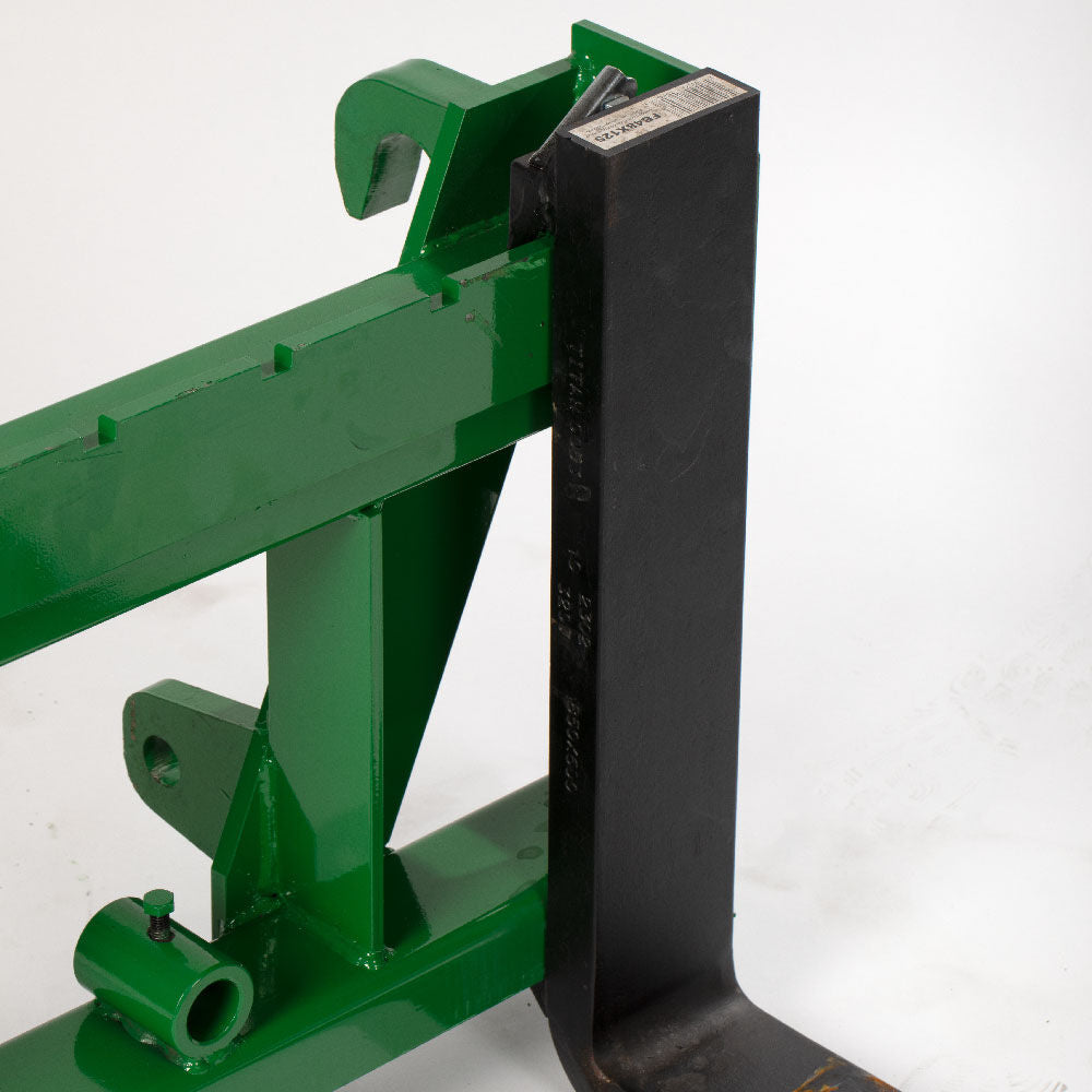 Economy Series Global Euro Pallet Fork Frame, Fits John Deere Tractors | Frame + 36" Blades - view 3