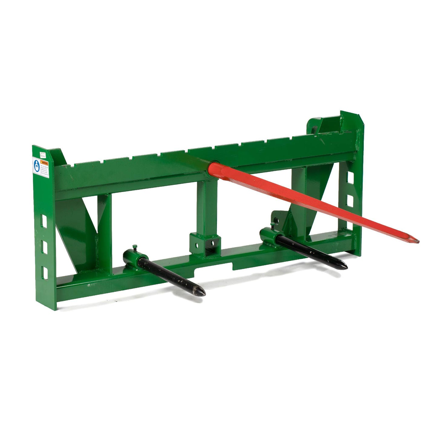 Economy Series Global Euro Hay Frame Attachment, Fits John Deere Tractors | 32" Main Spear + 17.5" Stabilizers - view 1