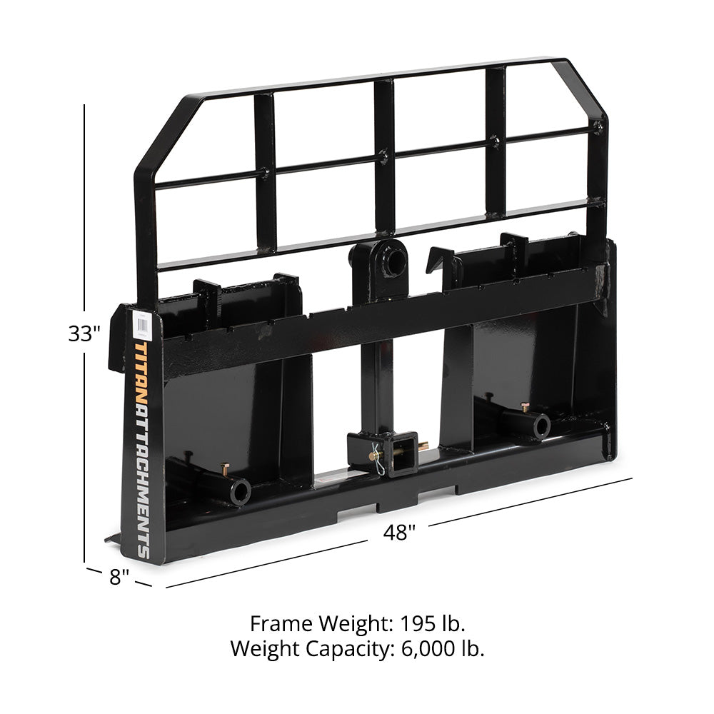 Pro Series Pallet Fork Frame Attachment | Frame Only - view 10