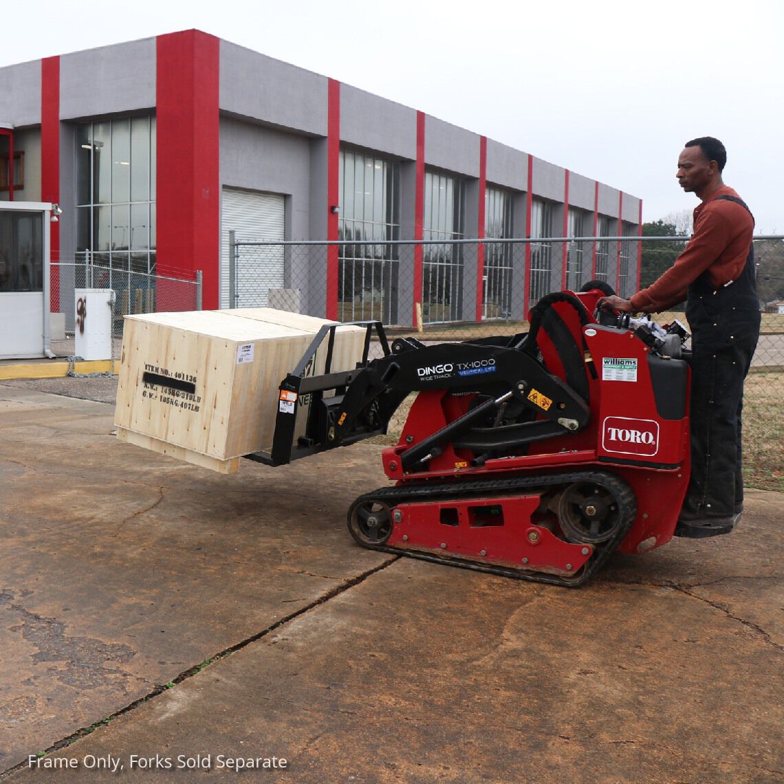 Mini Skid Steer Pallet Fork Frame Attachment, 4,000 LB Capacity | Frame Only - view 30