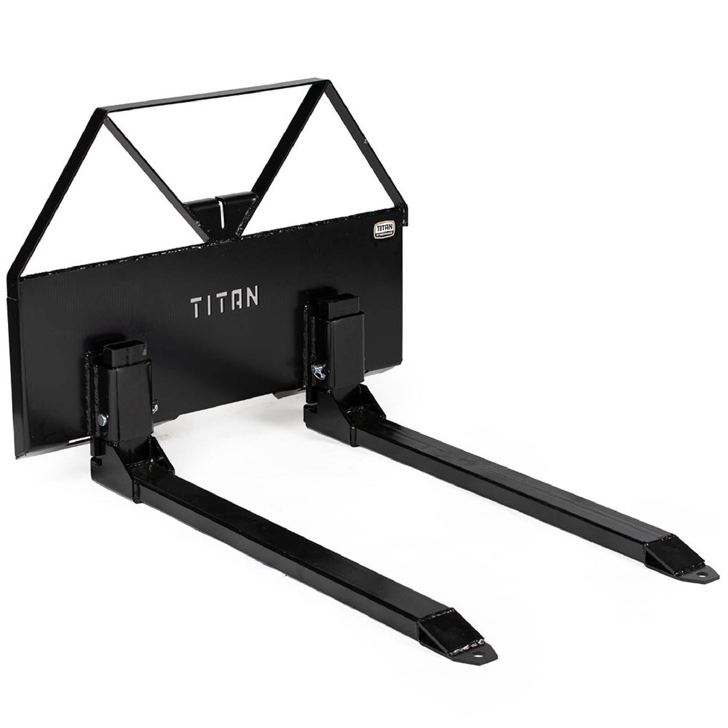 SCRATCH AND DENT - Titan 46" Pallet Fork Attachment Skid Steer Quick tach Mount 2600 lb Capacity - FINAL SALE - view 1