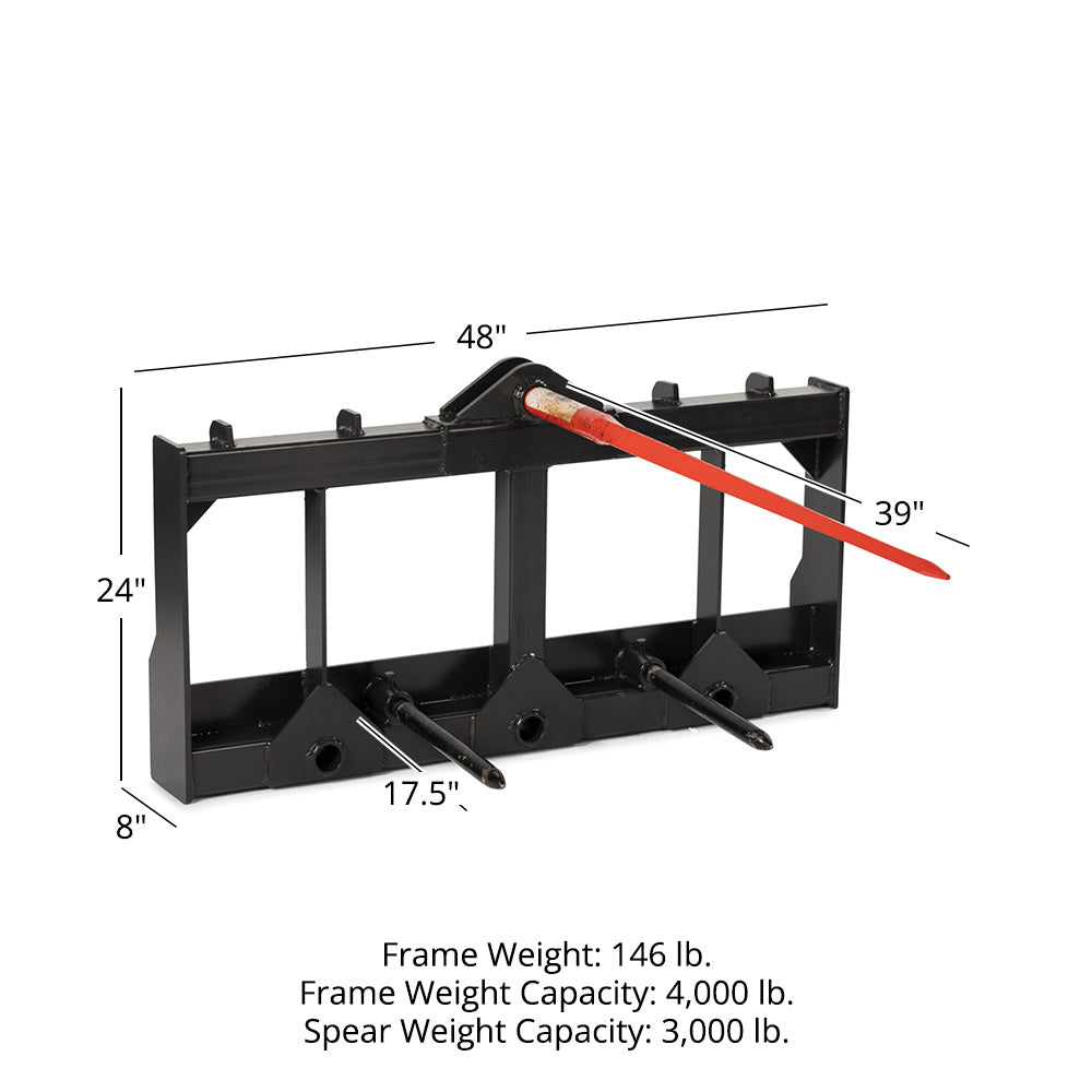 Heavy-Duty Hay Frame | Frame + 39" Spear - view 32