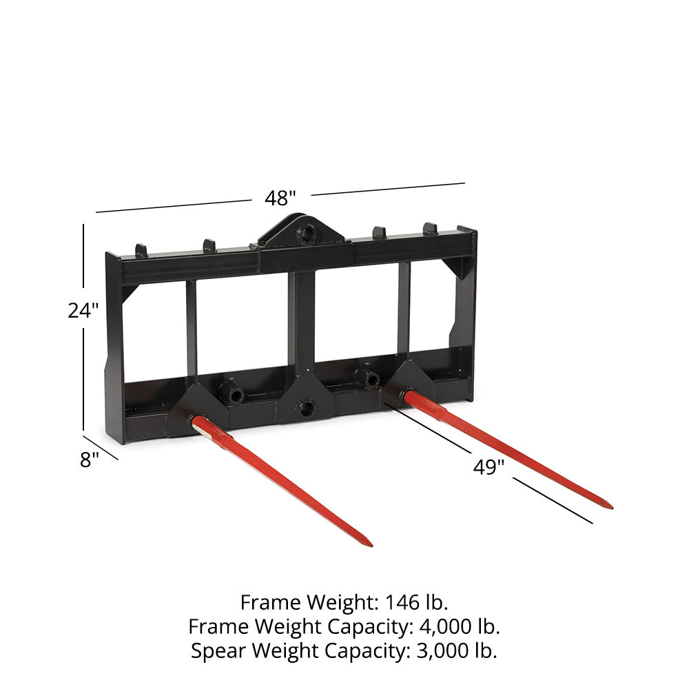 Heavy-Duty Hay Frame with Hay Spears | 2 / Frame + 49" Spear - view 10