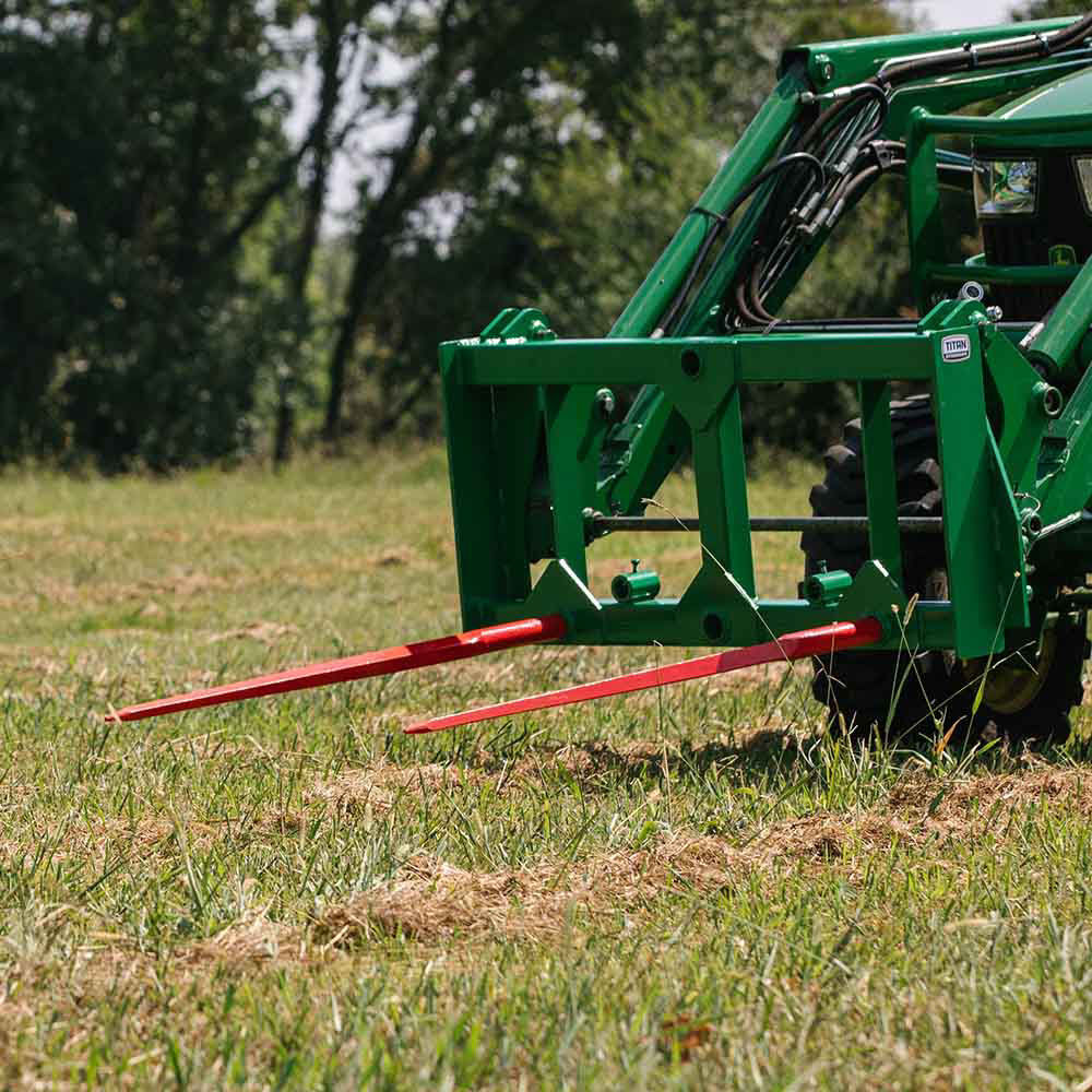 HD Hay Frame Fits John Deere Tractors - Number of Hay Spears: 2 - Hay Bale Spear Length: Frame + 49" Spear | 2 / Frame + 49" Spear - view 16