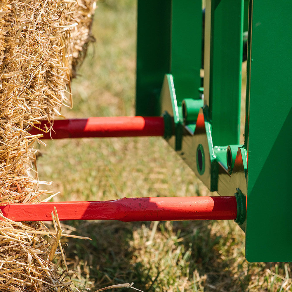 HD Hay Frame Fits John Deere Tractors - Number of Hay Spears: 2 - Hay Bale Spear Length: Frame + 49" Spear | 2 / Frame + 49" Spear - view 18