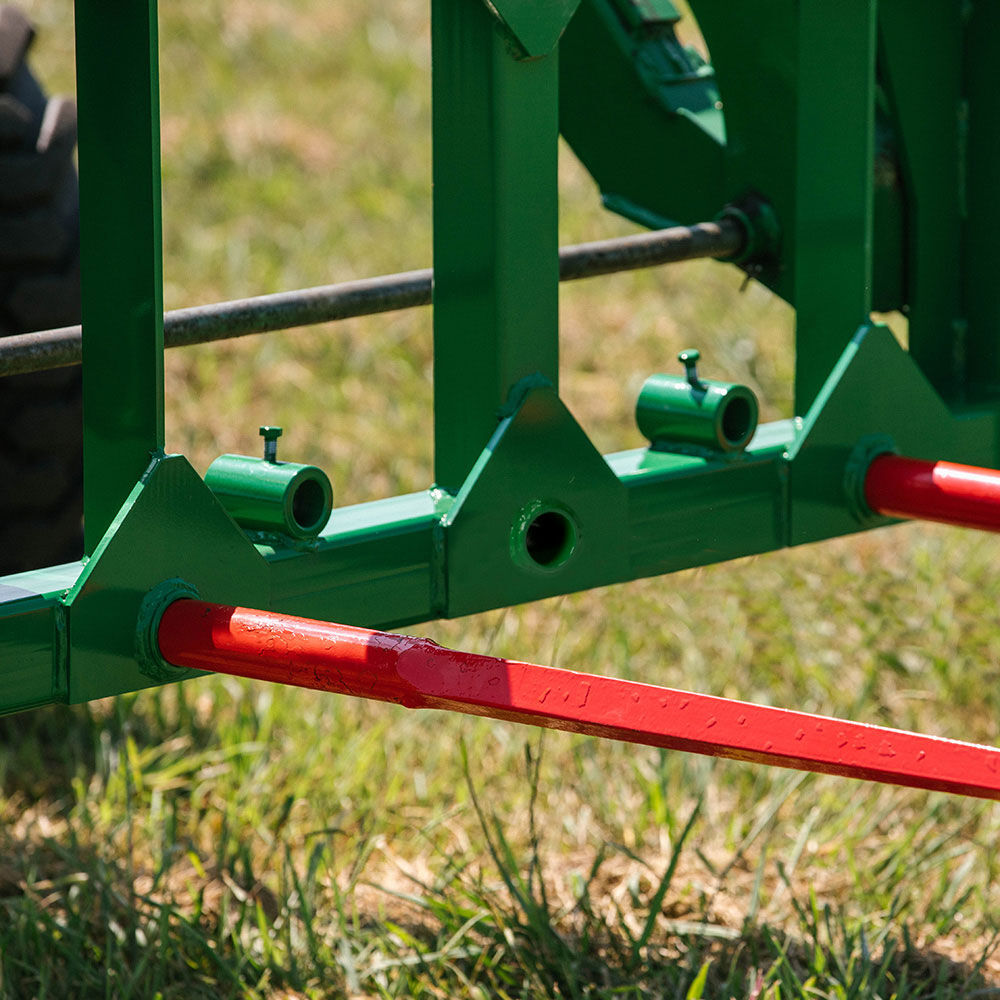 HD Hay Frame Fits John Deere Tractors - Number of Hay Spears: 2 - Hay Bale Spear Length: Frame + 49" Spear | 2 / Frame + 49" Spear - view 19