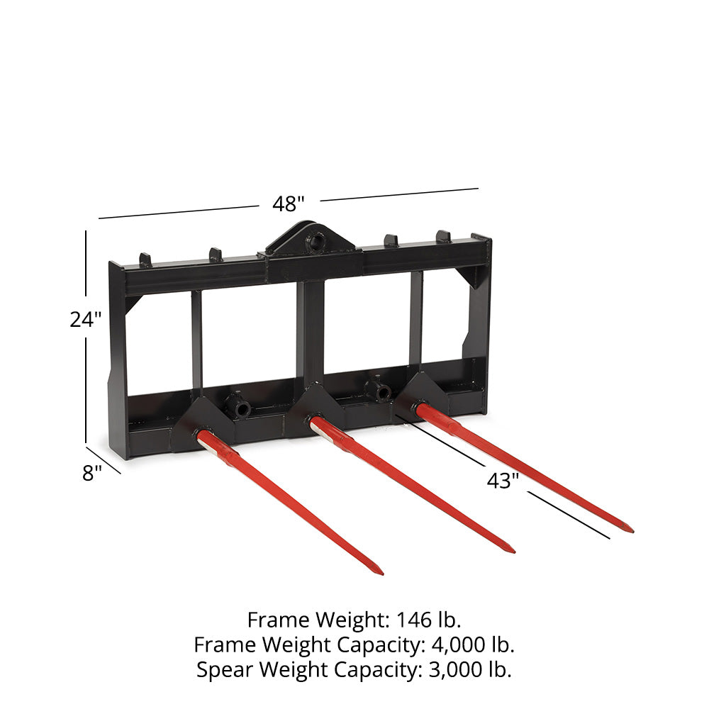 Heavy-Duty Hay Frame with Hay Spears | 3 / Frame + 43" Spear - view 55