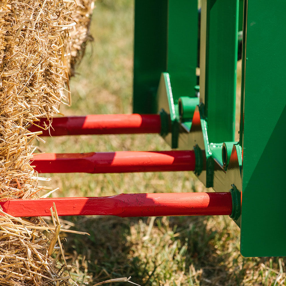 HD Hay Frame Fits John Deere Tractors - Number of Hay Spears: 3 - Hay Bale Spear Length: Frame + 49" Spear | 3 / Frame + 49" Spear - view 10