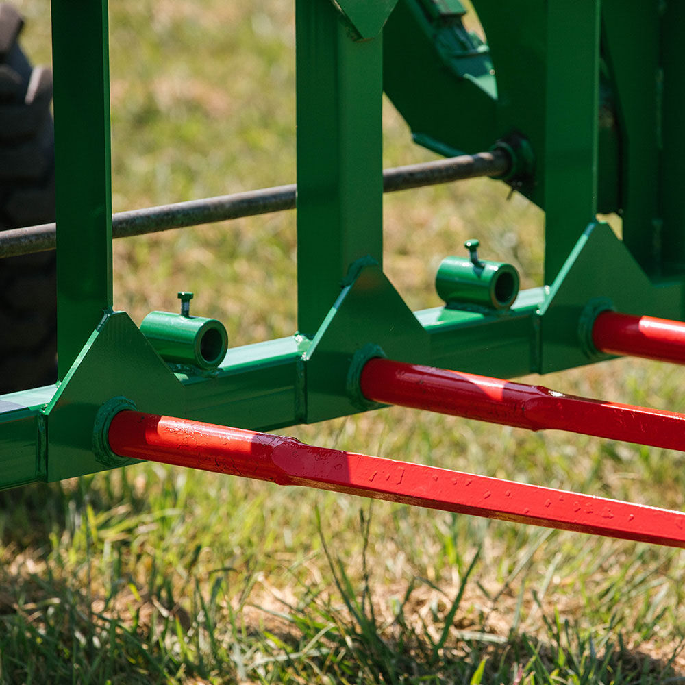 HD Hay Frame Fits John Deere Tractors - Number of Hay Spears: 3 - Hay Bale Spear Length: Frame + 49" Spear | 3 / Frame + 49" Spear - view 11