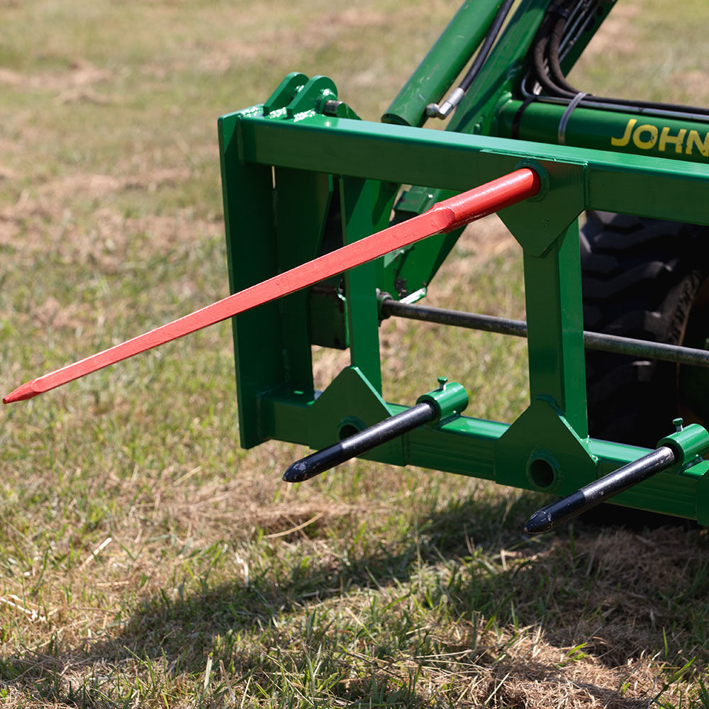 HD Hay Frame with Stabilizers Fits John Deere Tractors | Frame + 39" Spear