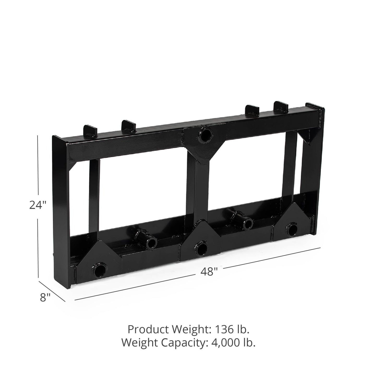 SCRATCH AND DENT - HD Skid Steer Hay Spear Frame Only - FINAL SALE - view 6