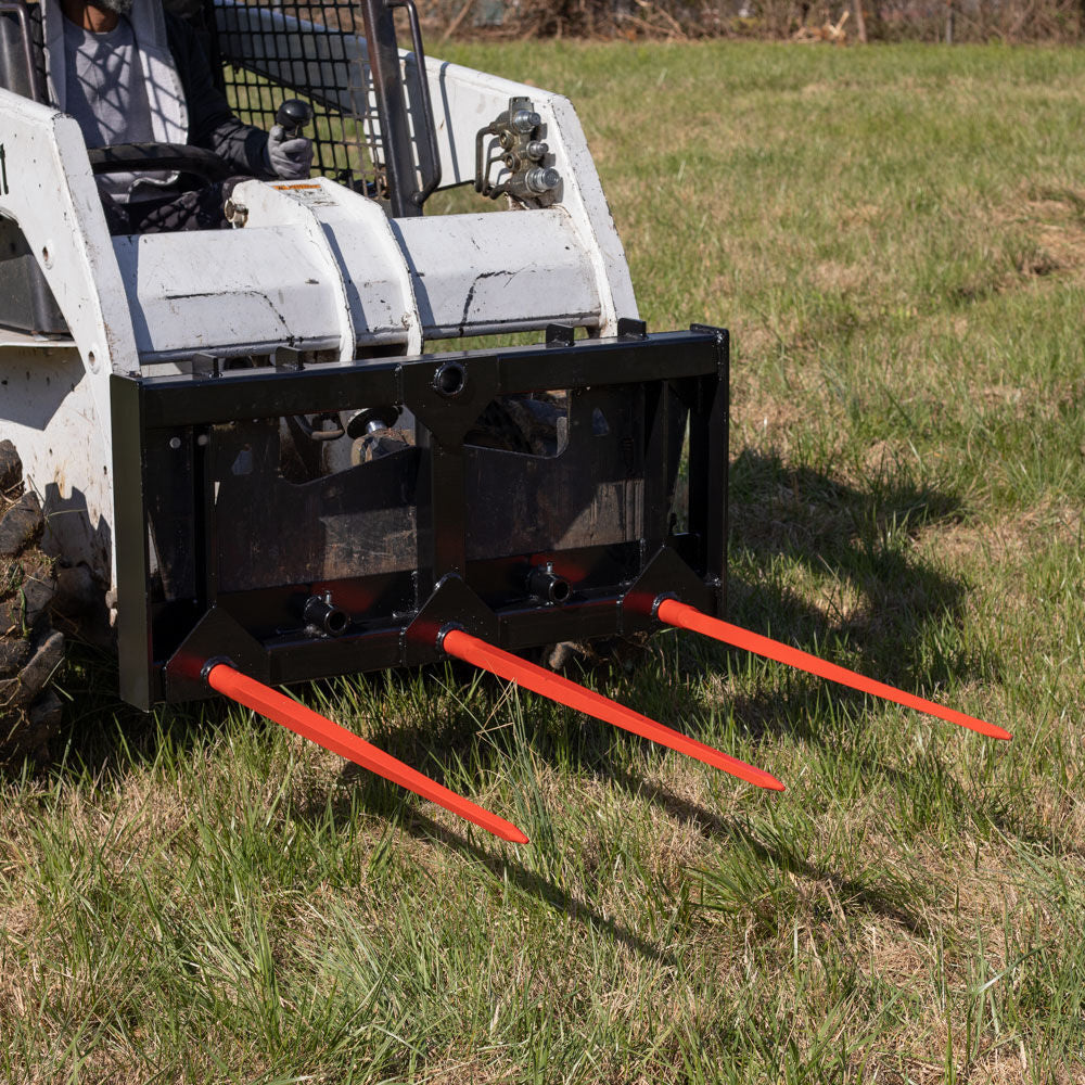 SCRATCH AND DENT - HD Skid Steer Hay Spear Frame Only - FINAL SALE