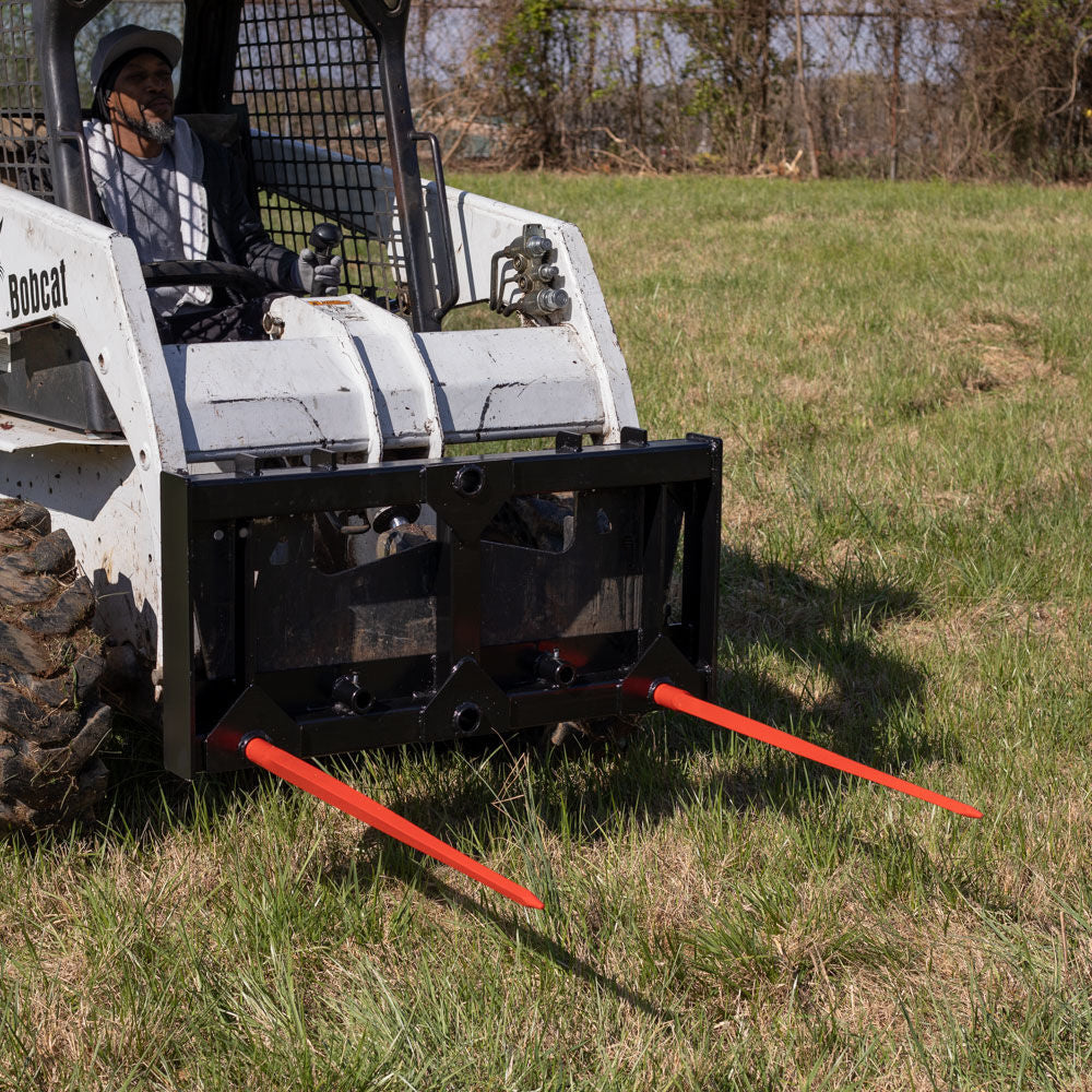 SCRATCH AND DENT - HD Skid Steer Hay Spear Frame Only - FINAL SALE