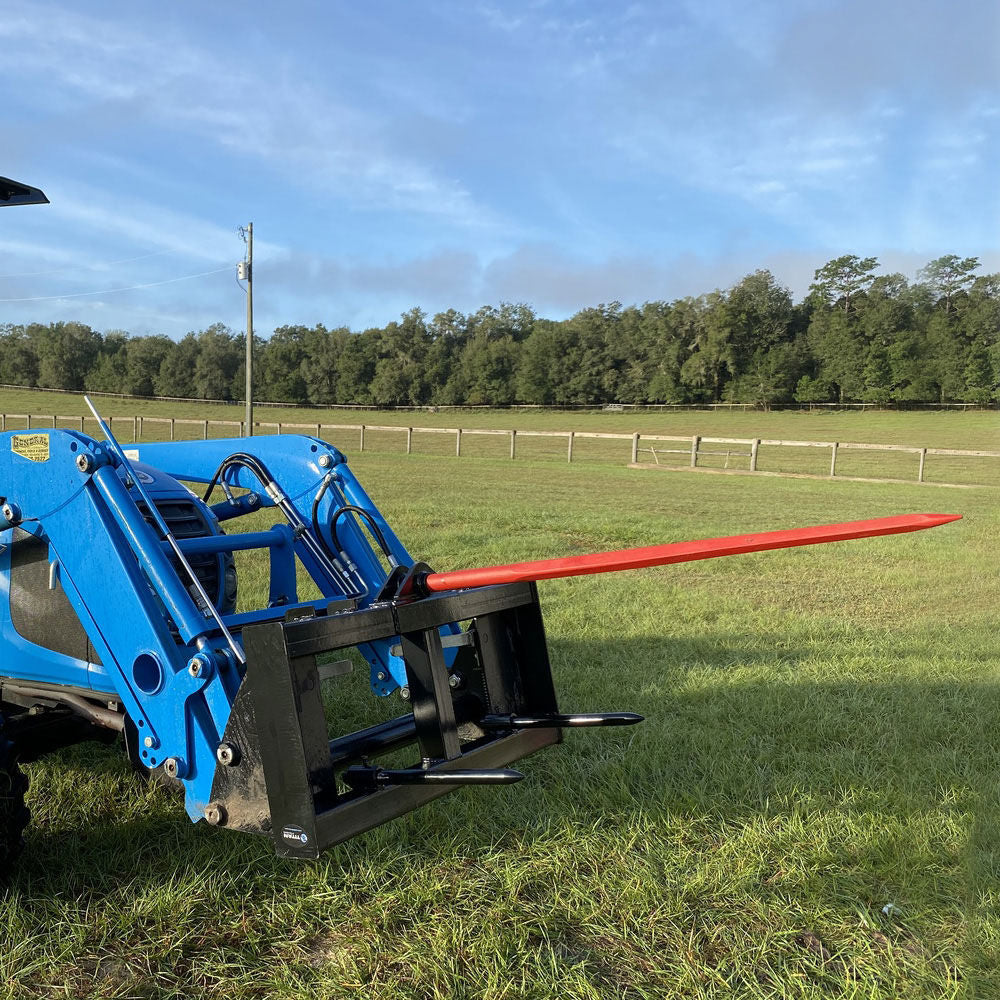 Skid Steer Hay Spear Quick Tach Attachment | Frame Only - view 2