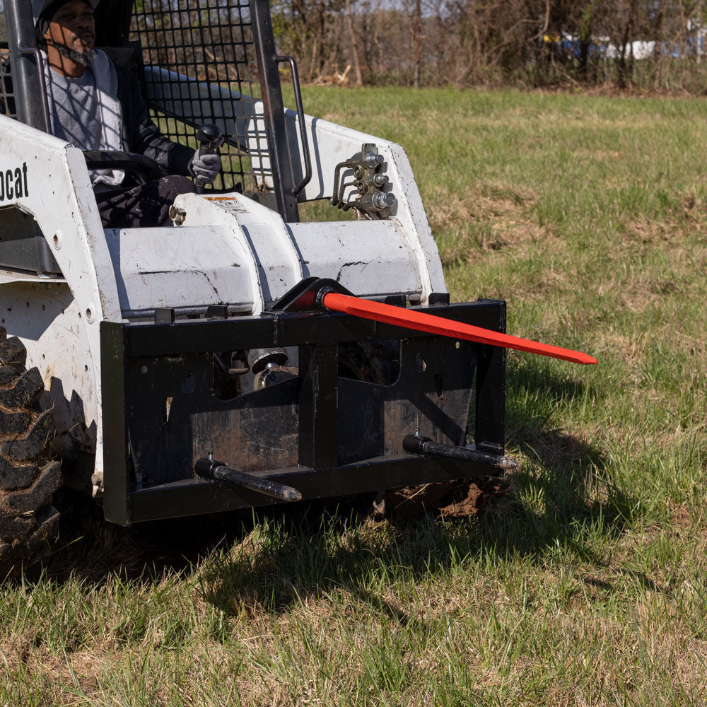 Skid Steer Hay Spear Quick Tach Attachment | Frame Only - view 5