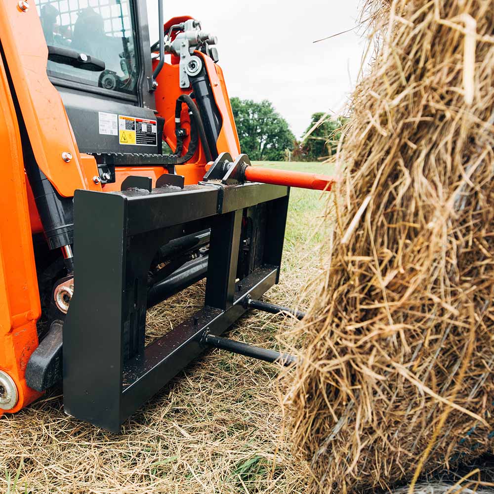 Skid Steer Hay Frame Attachment | Frame + 43" Spear