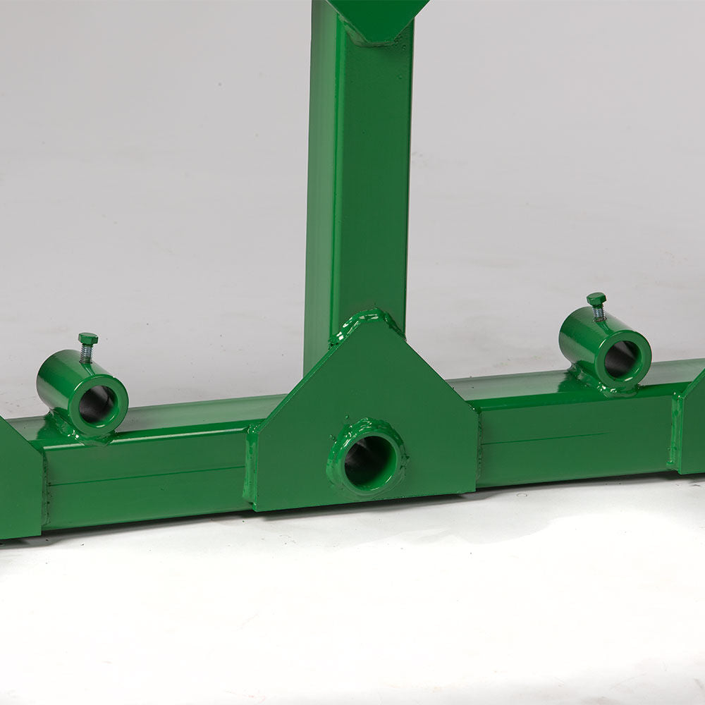 HD Global Euro Hay Frame Attachment, Fits John Deere Tractors - Number of Hay Spears: 3 - Hay Spear Length: Frame + 49" Spear | 3 / Frame + 49" Spear - view 4