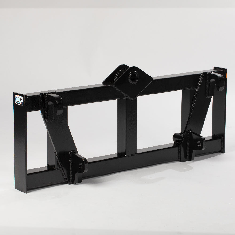 Global Euro Hay Frame Attachment Fits John Deere Tractors - Color: Black - Hay Bale Spear Length: Frame Only | Black / Frame Only