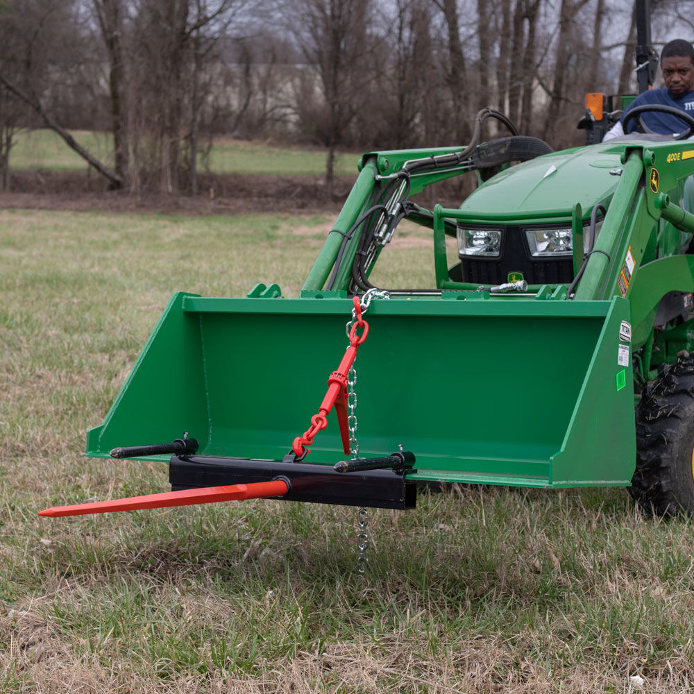 Universal Hay Bale Spear Bucket Attachment | Frame Only