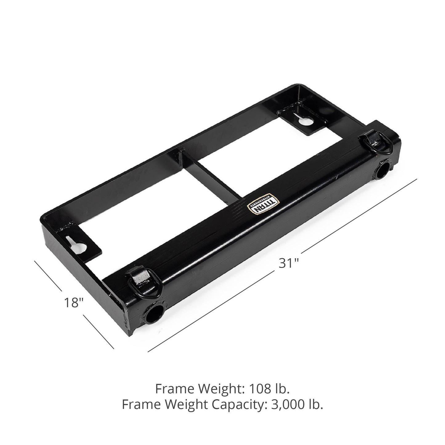 Dual Prong Hay Bale Spear Bucket Attachment | Frame Only - view 47