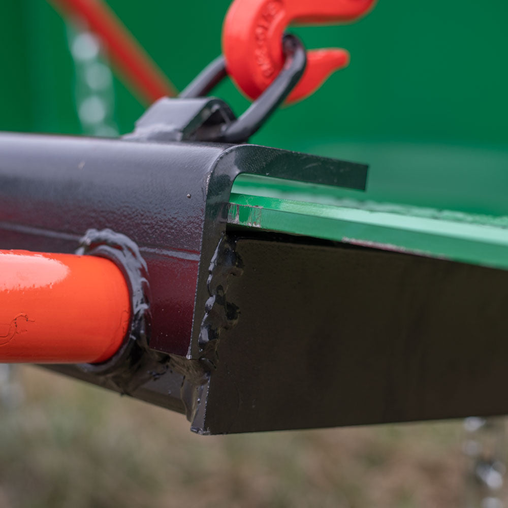 Dual Prong Hay Bale Spear Bucket Attachment | Frame Only