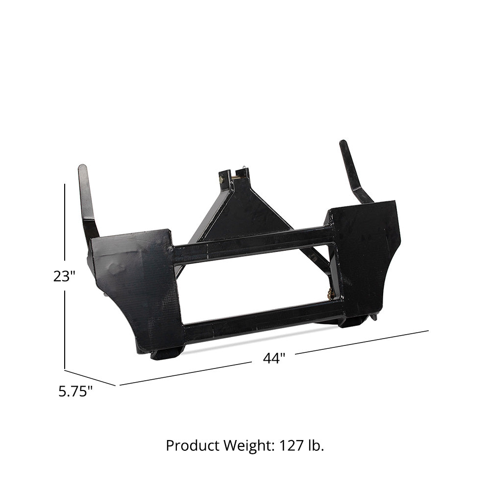 3 Point to Universal Quick Tach Adapter - 44"x5.75"x23" - 127 LB - view 10