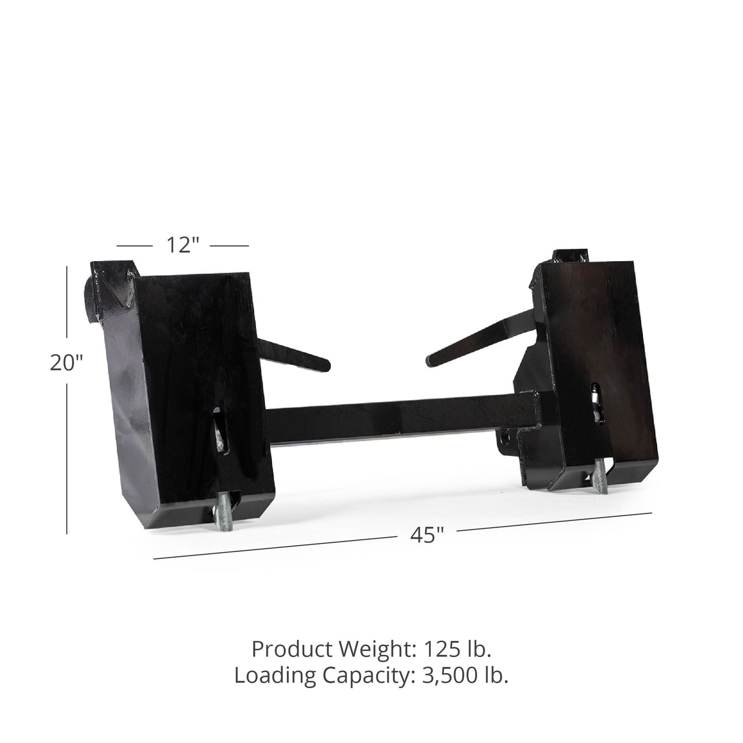 Quick Tach Adapter Fits Global John Deere to Convert Skid Steer - view 8