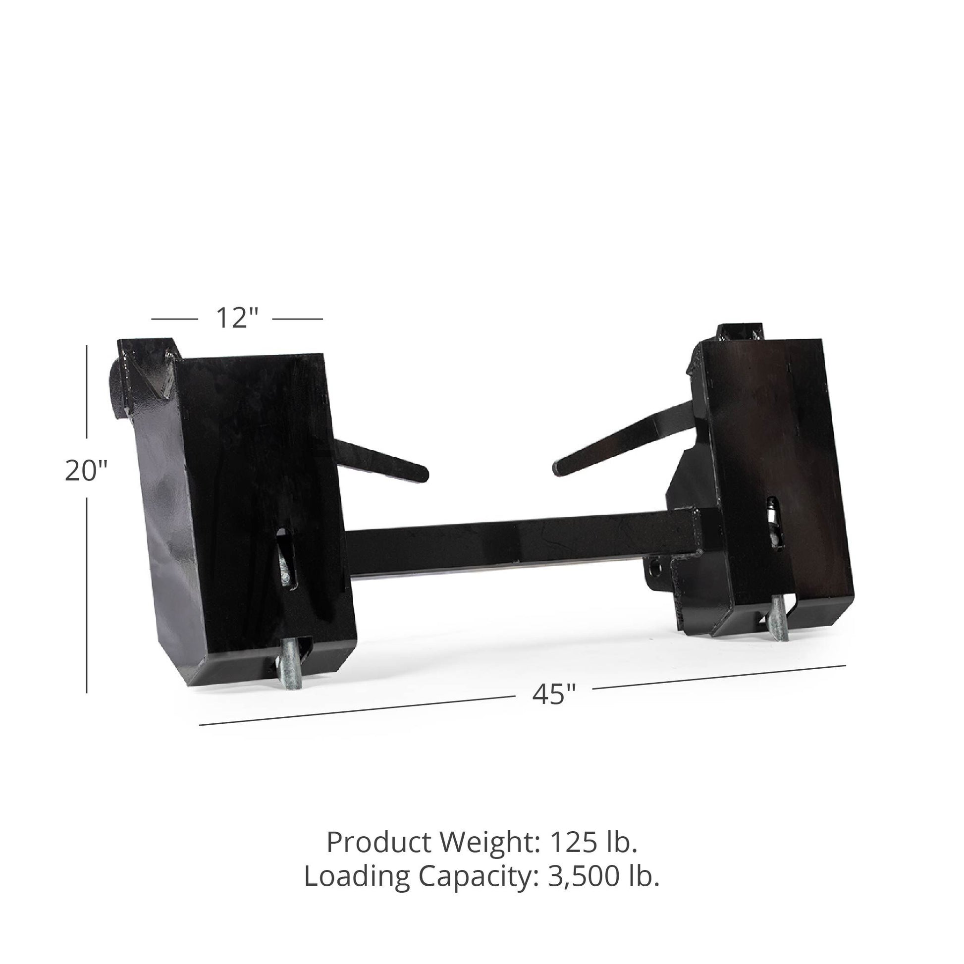 Quick Tach Adapter Fits Global John Deere to Convert Skid Steer