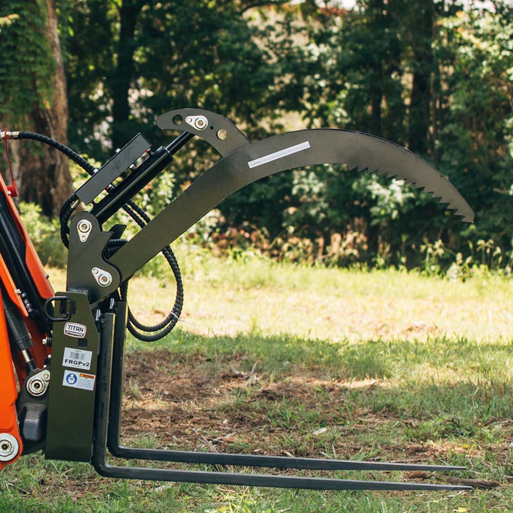Pallet Fork Grapple | Frame + 36" Blades