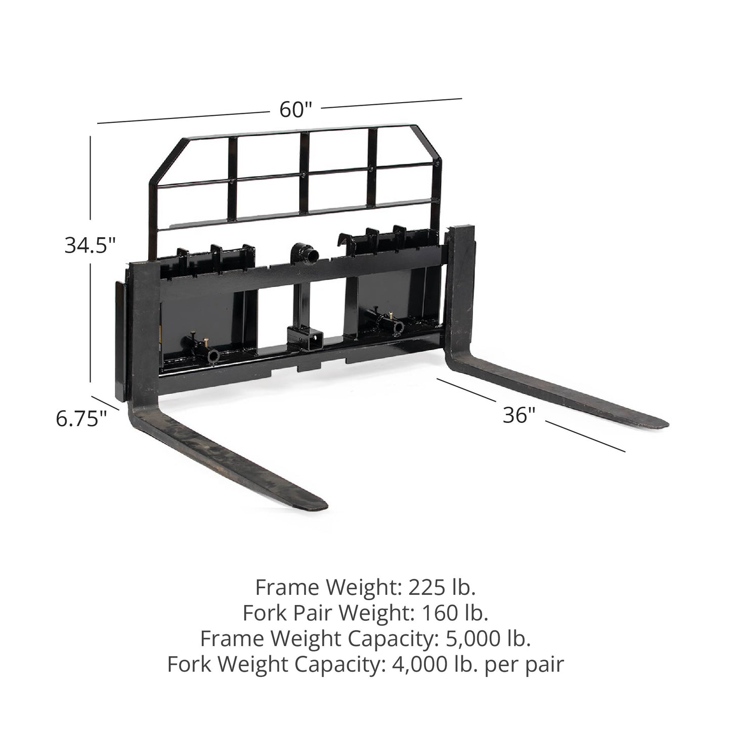 XL Pallet Fork Frame Attachment | 60" / 36" - view 10