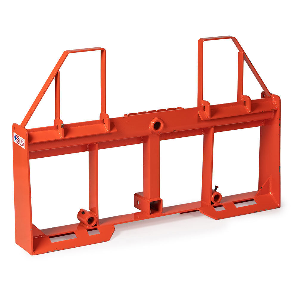 Standard Series USA Made Step-Through Pallet Fork Frame Attachment | Orange / Frame Only - view 58