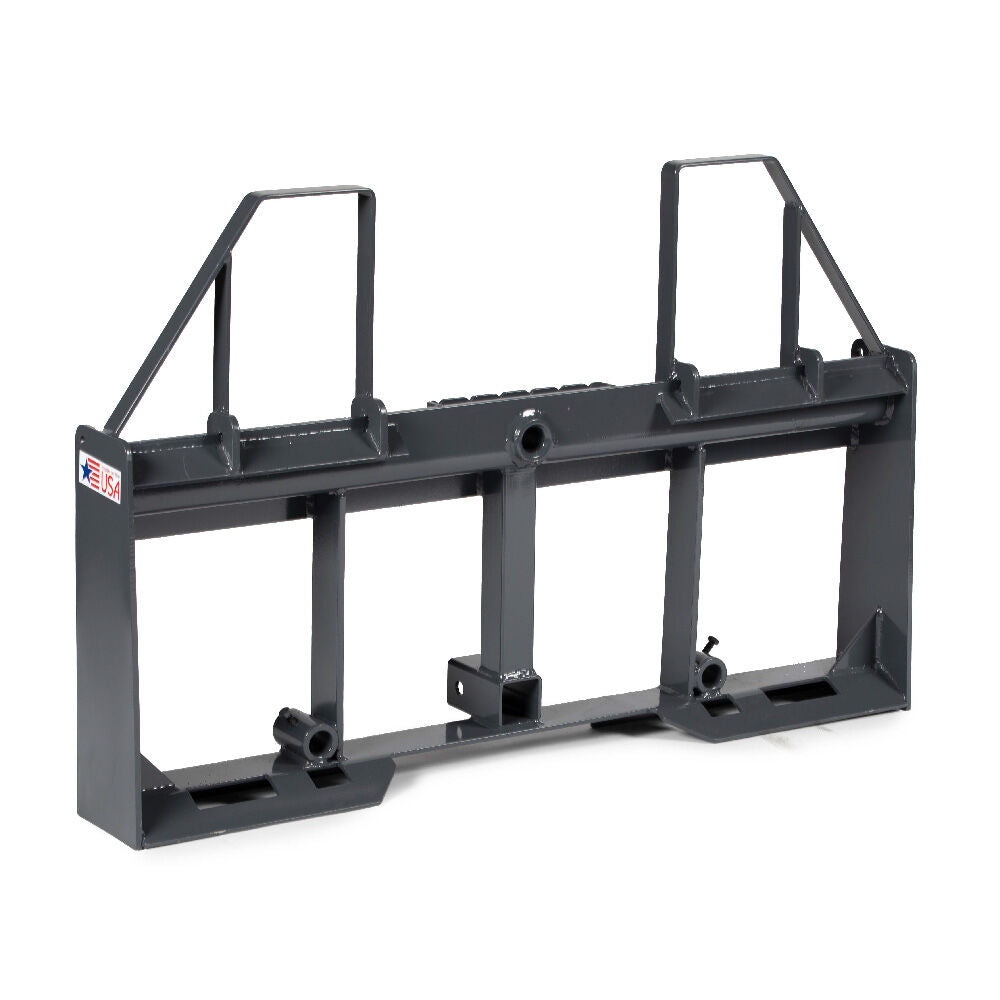 Standard Series USA Made Step-Through Pallet Fork Frame Attachment - Frame Color: Grey - Optional Pallet Fork Blades. Forks and Frames May Ship Separately. : Frame + 36" Blades | Grey / Frame + 36" Blades - view 9