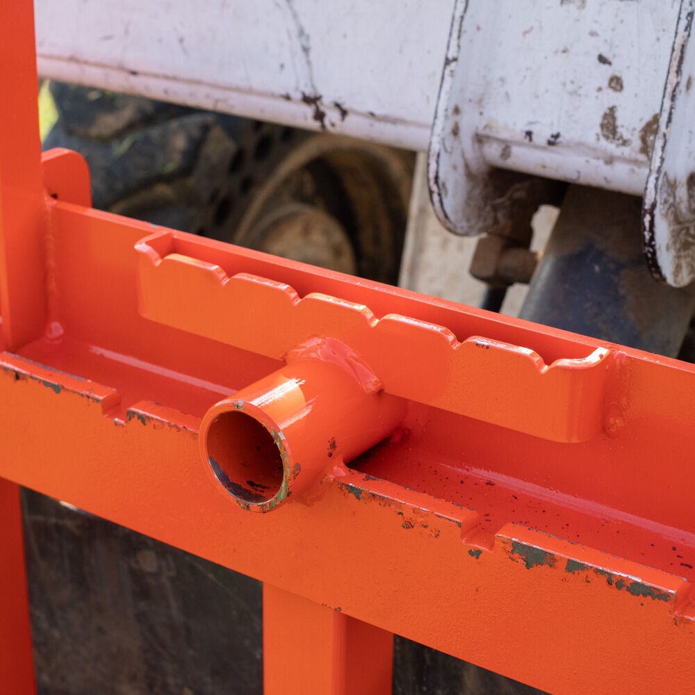 Standard Series USA Made Step-Through Pallet Fork Frame Attachment - Frame Color: Orange - Optional Pallet Fork Blades. Forks and Frames May Ship Separately. : Frame + 36" Blades | Orange / Frame + 36" Blades - view 64