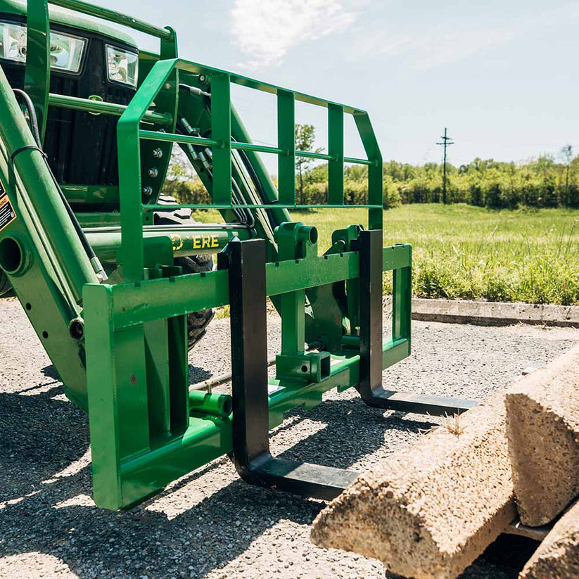 Pro Series Extra Wide Pallet Fork Frame Attachment, Fits John Deere ...