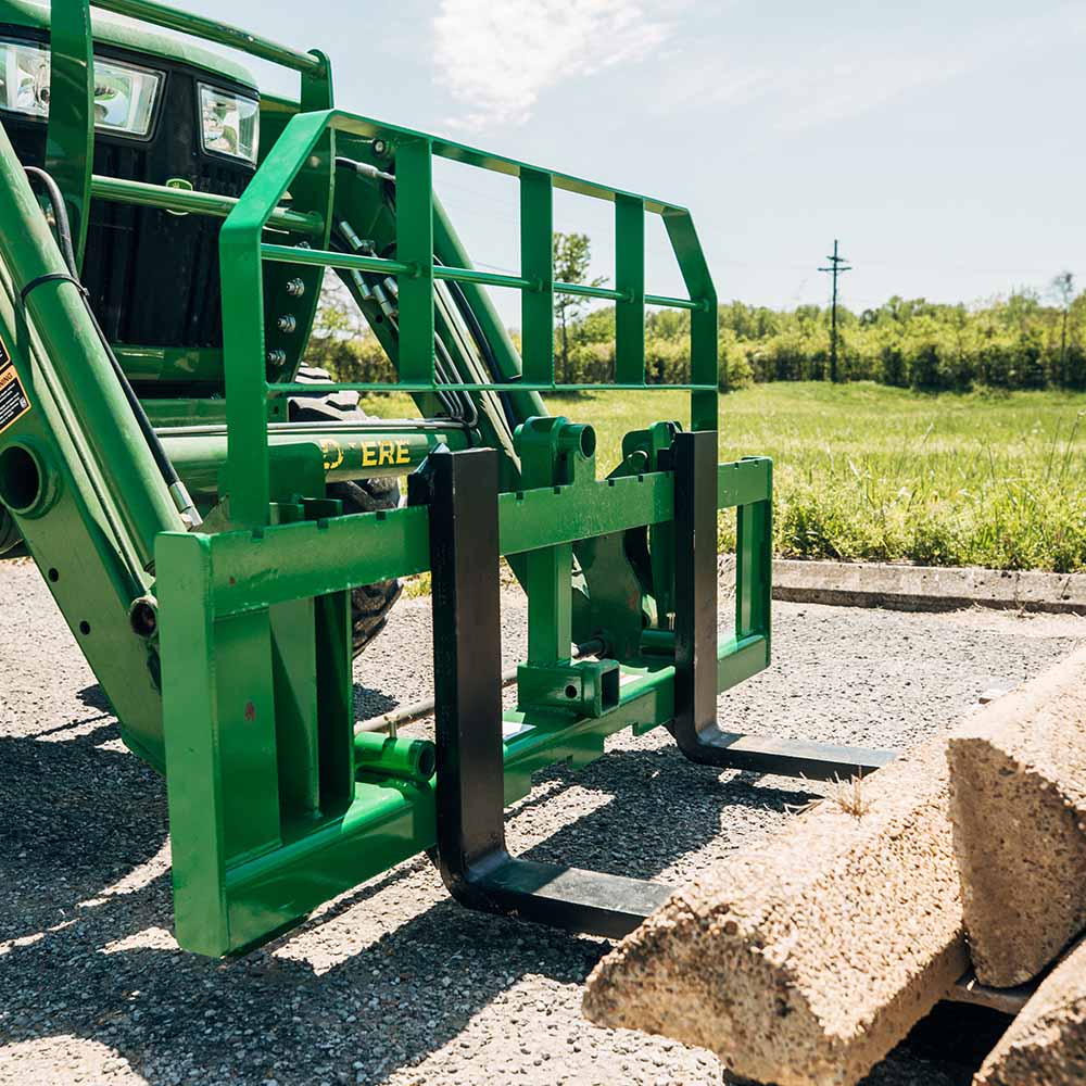 Pro Series Hook and Pin Extra Wide Pallet Fork Frame Attachment | 72"/60"