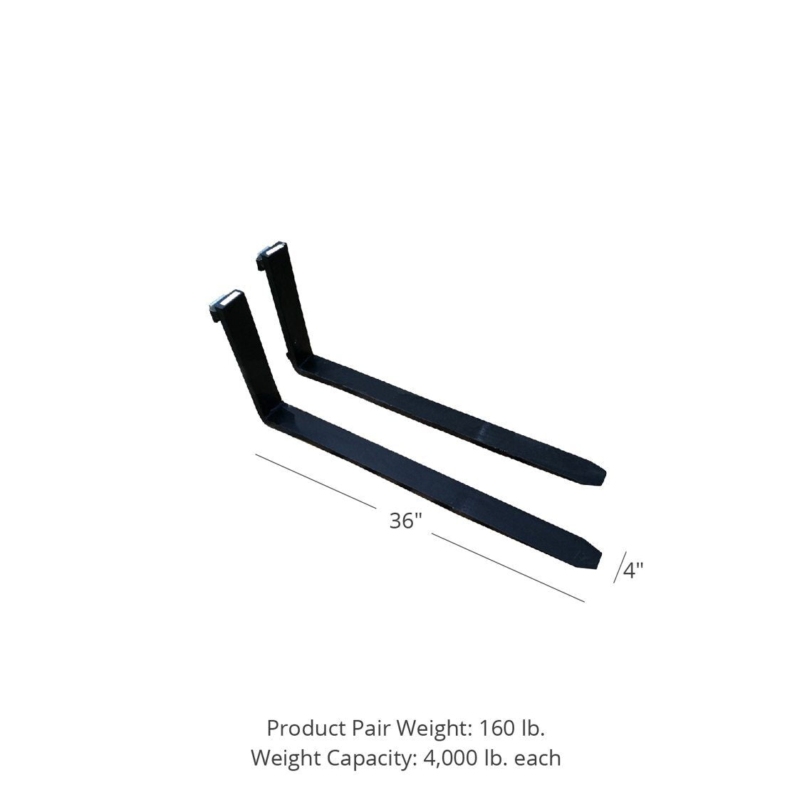 Pallet Fork Blades | 36" - view 16