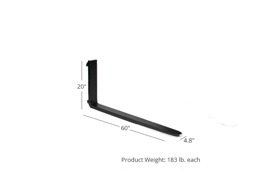 SCRATCH AND DENT - 60" Class 3 Pallet Fork Blade - Single - FINAL SALE