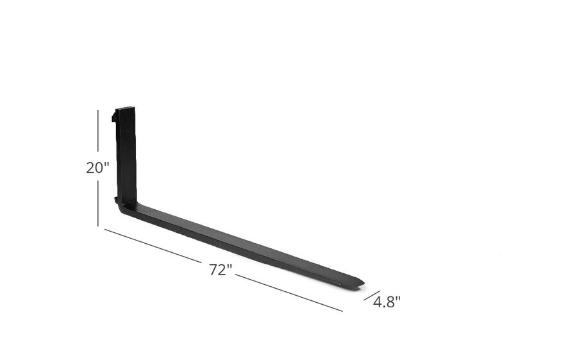 SCRATCH AND DENT - 72" Class 3 Pallet Fork Blade - Single - FINAL SALE