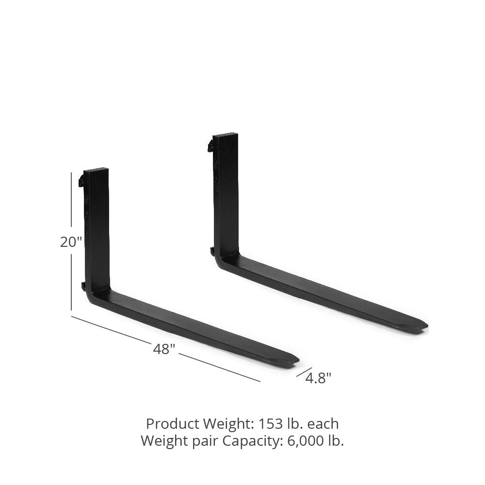 Class 3 Pallet Fork Blades | 48"