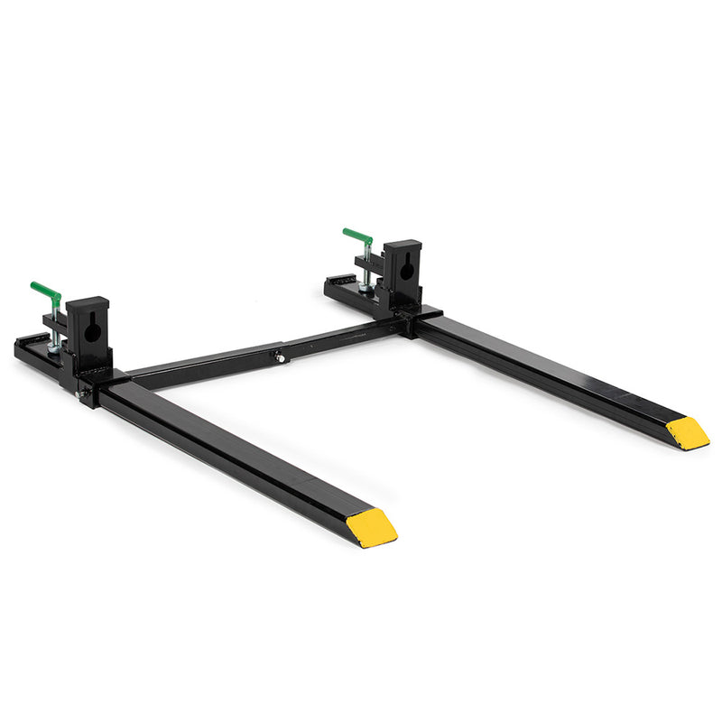 Medium-Duty Clamp-On Pallet Forks | With Stabilizer Bar