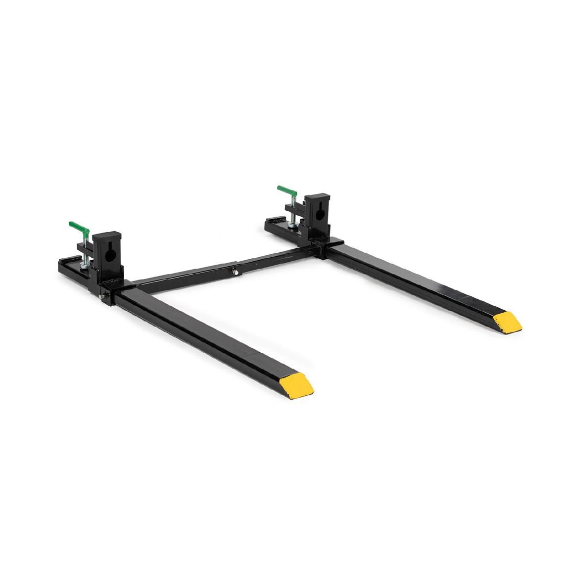 SCRATCH AND DENT - 43" Clamp On Pallet Forks 4,000 lb Capacity w/ Stabilizer Bar - FINAL SALE