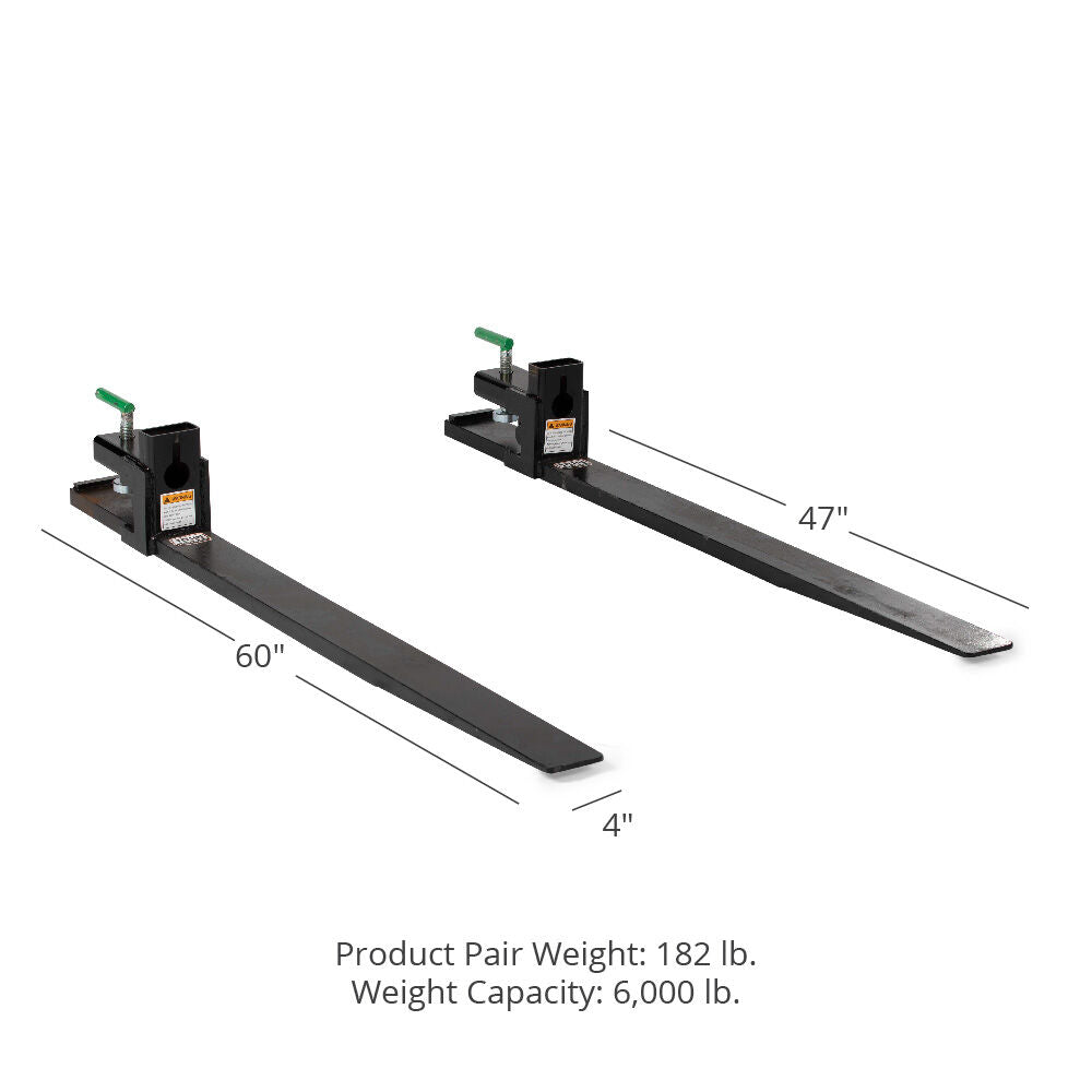 Heavy-Duty Clamp-On Pallet Forks | No Stabilizer Bar - view 20