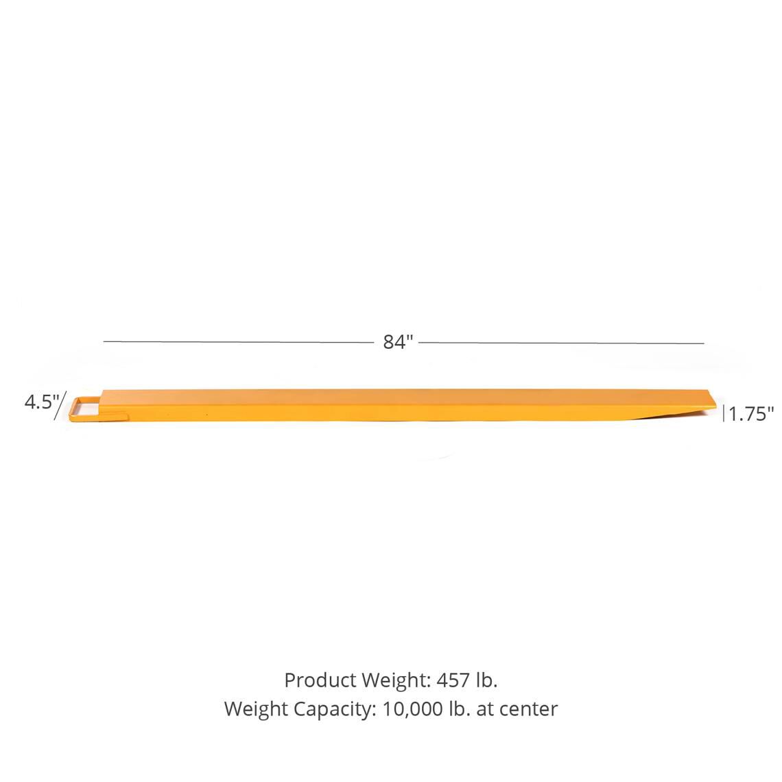 SCRATCH AND DENT - Fork Extension 4.5" x 84" - FINAL SALE - view 2